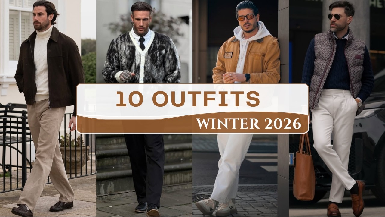 10 Latest Outfits for Men | Winter 2026 Fashion
