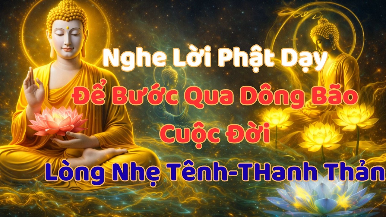 Lời Phật Dạy: Nếu lòng đang giông bão, xin hãy dừng lại nghe bài giảng này để thấy đời nhẹ tênh.