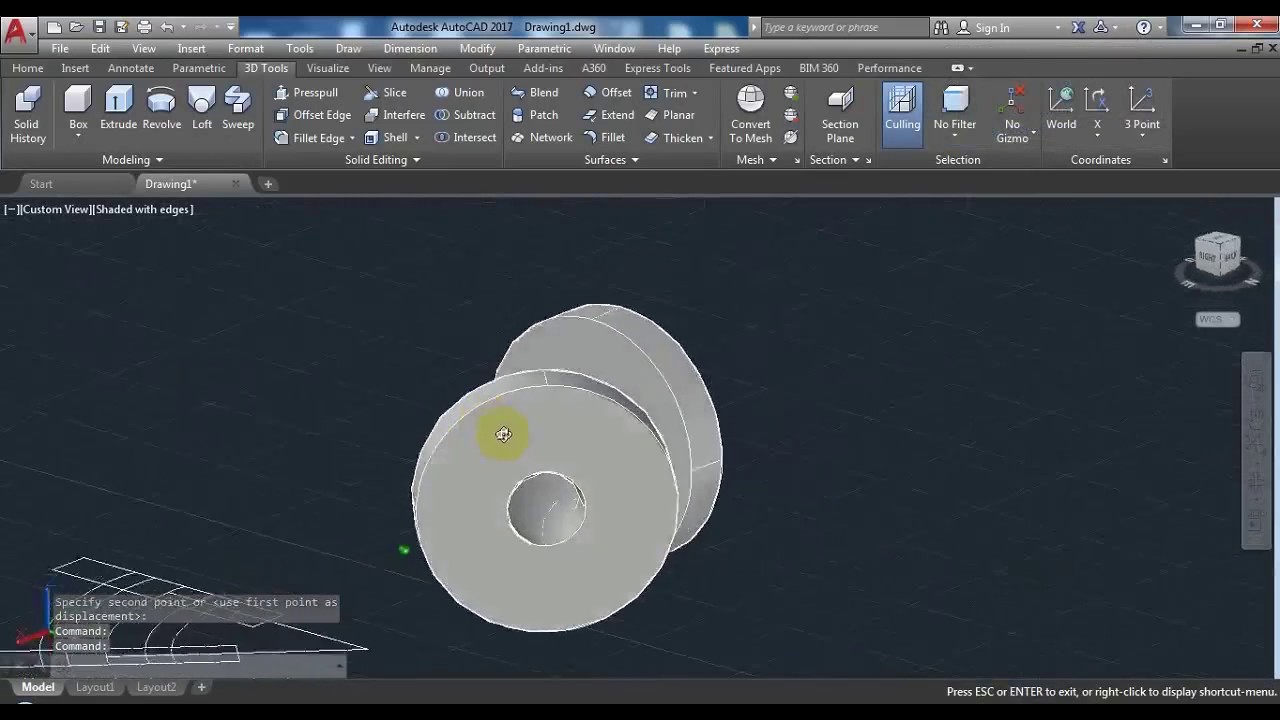 Learn with ME, Study Autodesk AutoCAD 2017, ( Excercise 2_a1 )