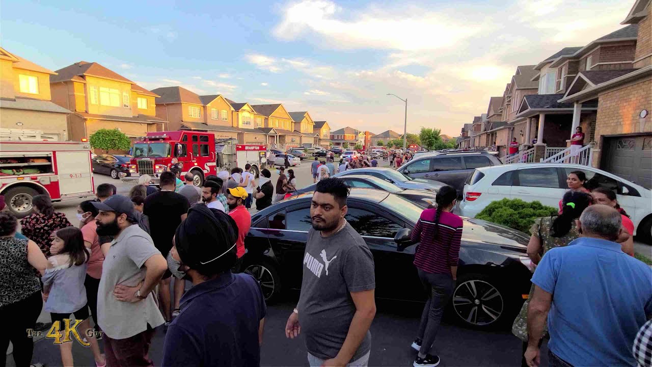 Brampton: Extra raw 4K video footage of Ebenezer and 50 house fire 6-5-2021