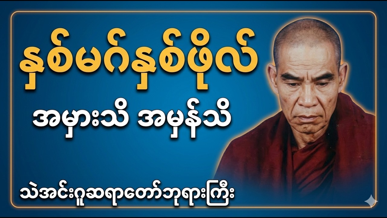 သဲအင်းဂူဆရာတော်ဘုရားကြီး - နှစ်မဂ်နှစ်ဖိုလ်၊ အမှားသိ အမှန်သိ တရားတော်