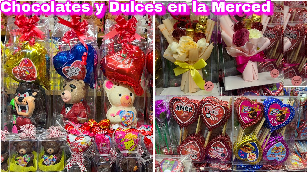 ❤️ Chocolates Y Dulces 14 de Febrero MERCADO DE LOS DULCES MERCED CDMX