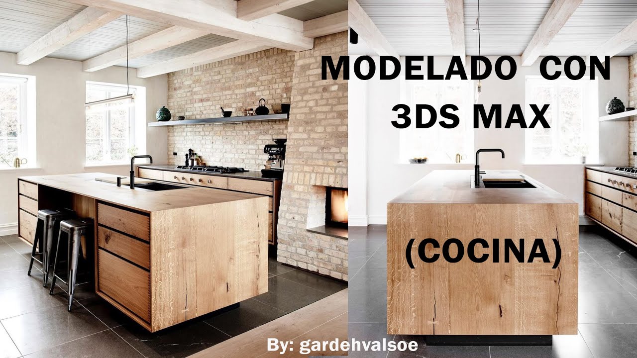 ✅ Modelado de una cocina | Desde cero| ✅by: gardehvalsoe