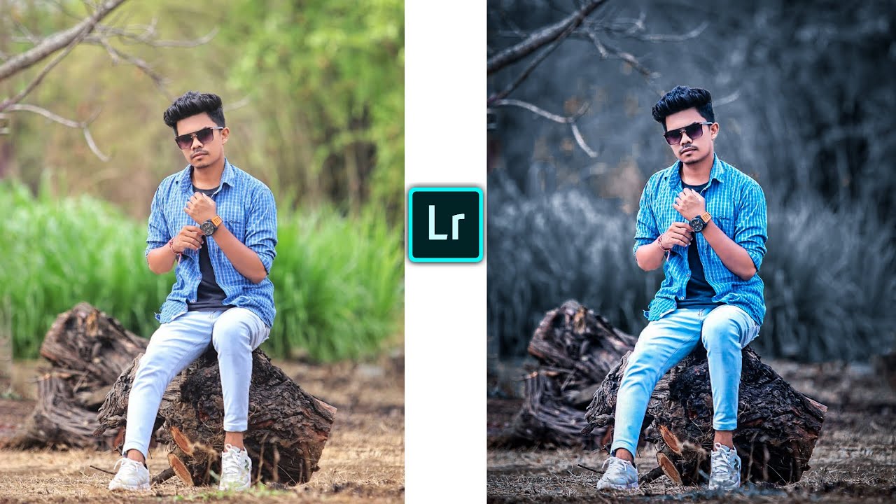 Lightroom Black and Blue Color Tone Editing || Lightroom Best Retouching Tricks 2020