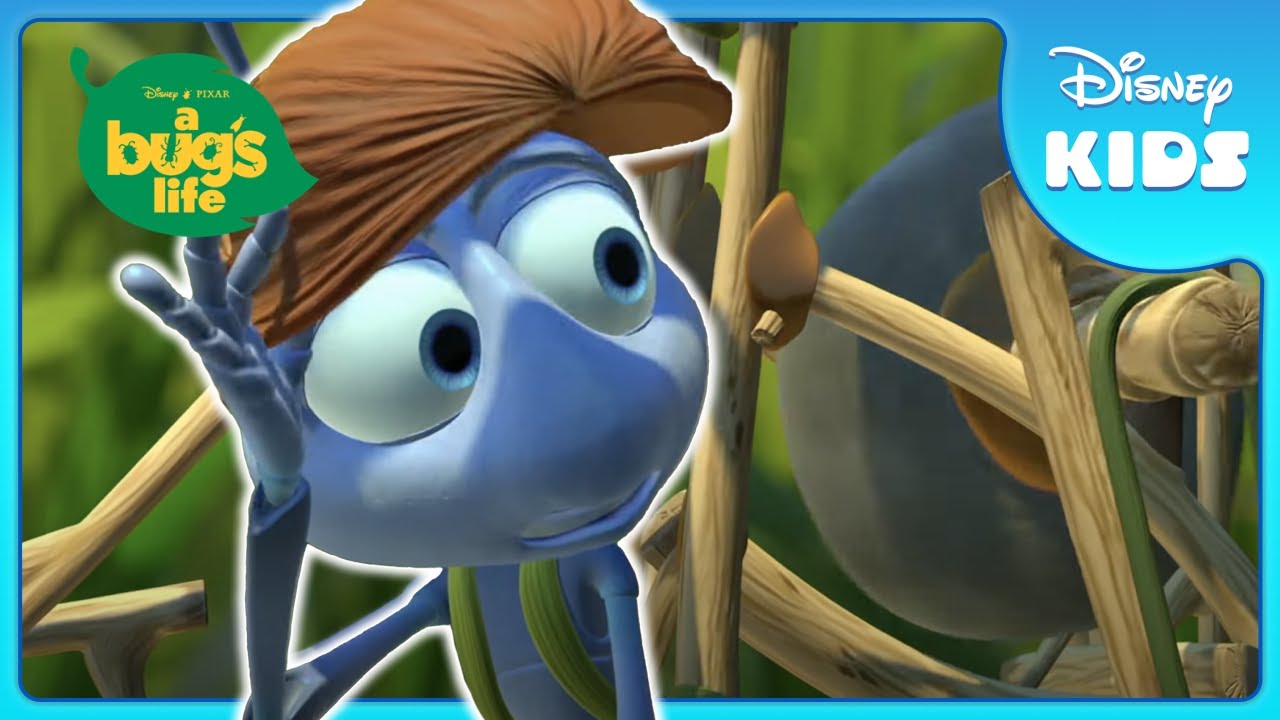 🌾 Flick's Innovative Grain Harvester! | A Bug's Life | Disney Kids