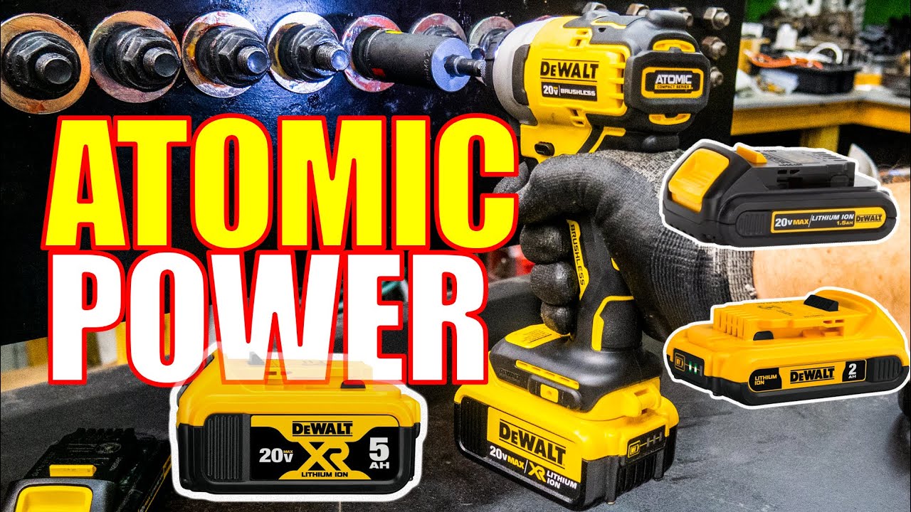 MORE POWER - Big Batteries - DeWalt 20V Atomic Impact Driver Review [DCF809]
