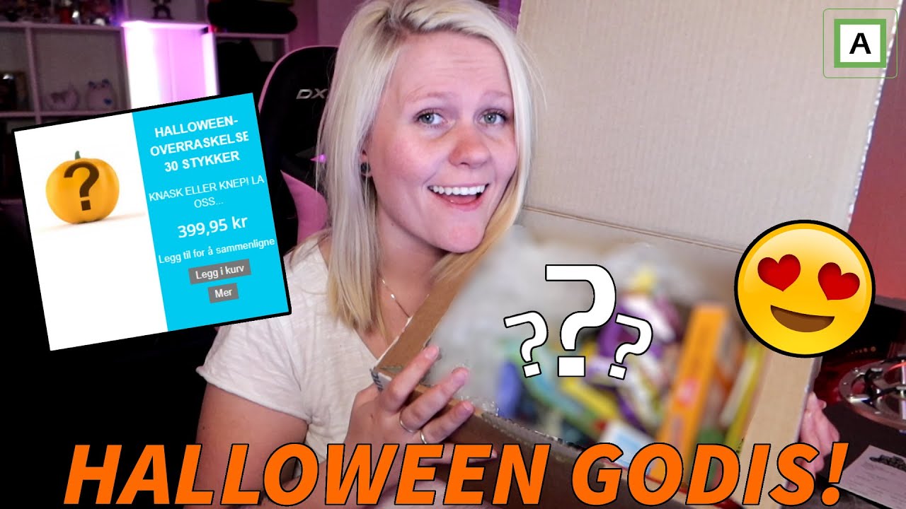 Tester masse halloween godteri🎃