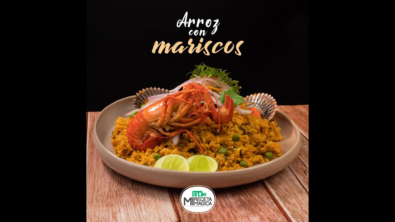 ARROZ CON MARISCOS (Facil, Rapido y delicioso) 💚
