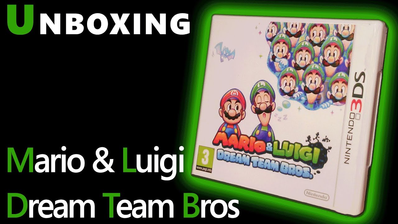 Unboxing Mario & Luigi Dream Team Bros ITA + primo gameplay