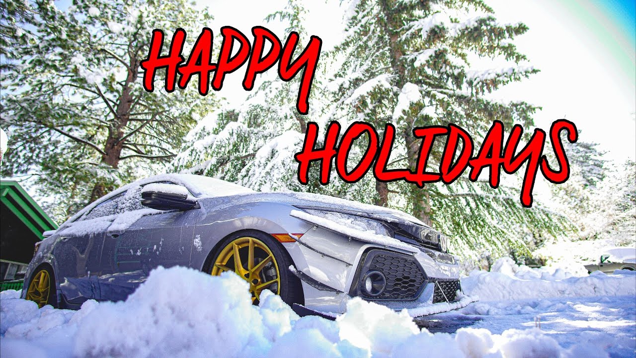 HAPPY HOLIDAYS! | TAKING THE CIVIC SI (10TH GEN) IN THE SNOW!