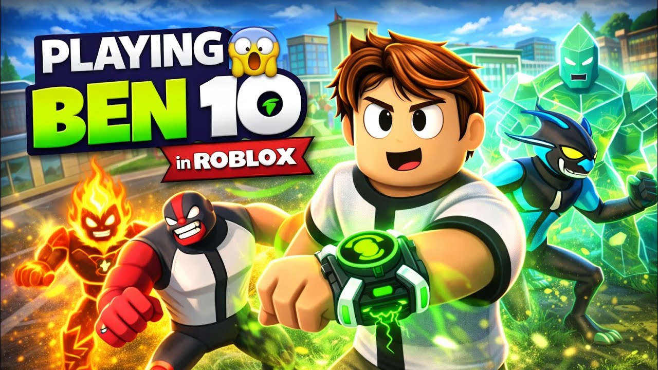 I Became BEN 10 in Roblox 🤯 | Ben 10 Super Hero Time Roblox Playthrough 