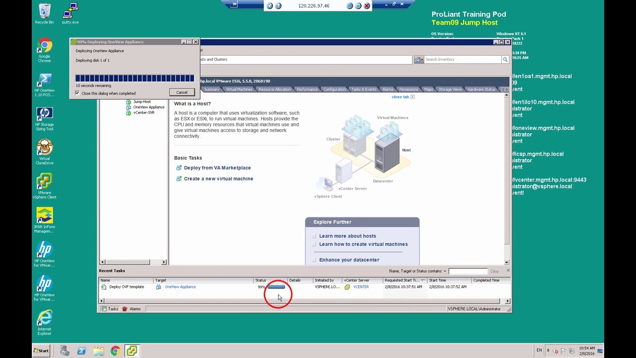 HPE OneView Demo 1 - Introduction