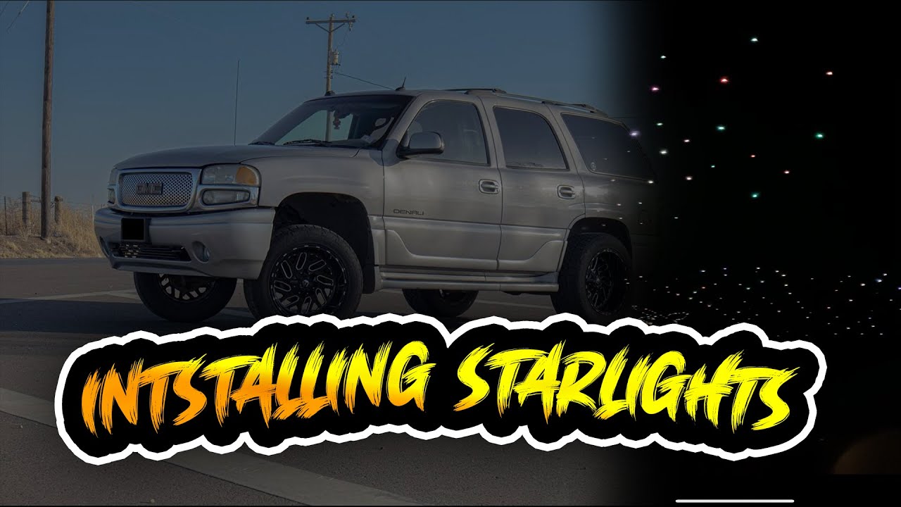 Installing a starlight headliner on the Denali l Vlog#006