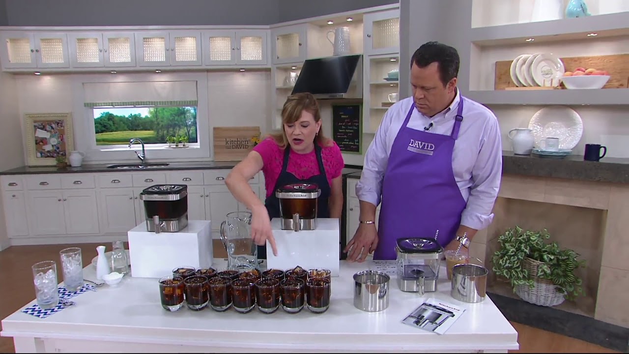 KitchenAid 28-oz Cold Brew Coffee and Tea Maker on QVC