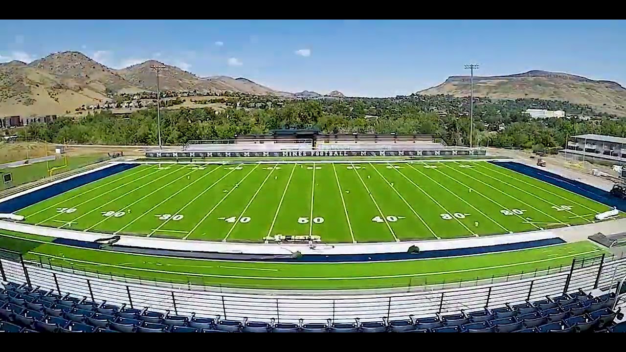 Colorado School of Mines New AstroTurf Football Field