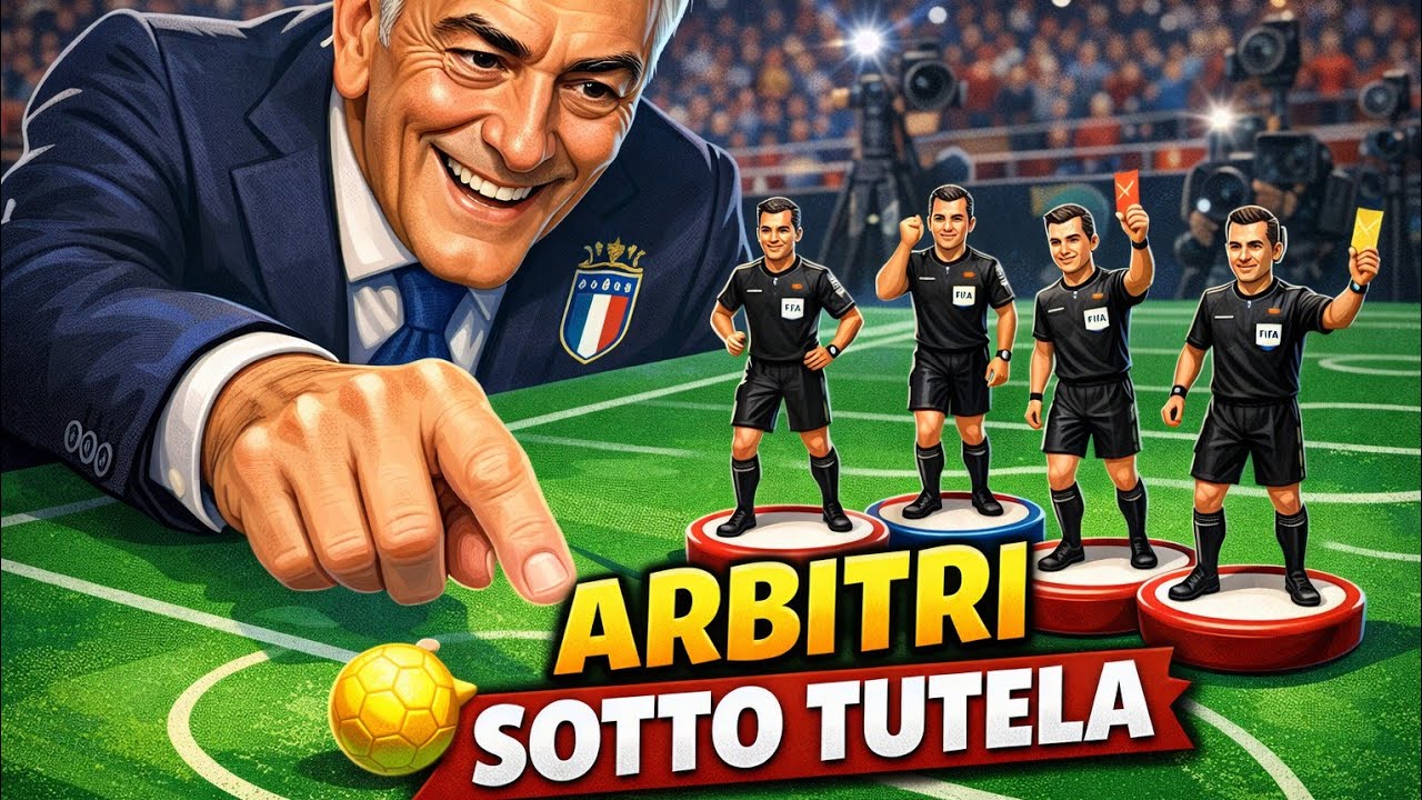 *CLAMOROSO* FINITA L'INDIPENDENZA ARBITRALE, LE MANI DELLA #figc IN UN MOMENTO DELICATISSIMO💣
