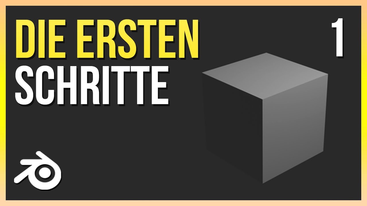 Die ERSTEN Schritte | Blender 2.8 Einsteiger Tutorial Deutsch | Part 1