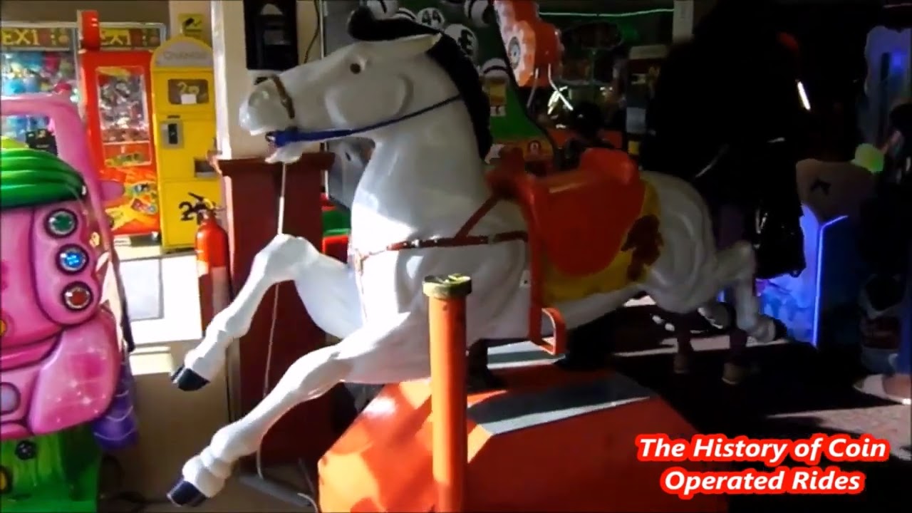 1960s Edwin Hall Coin Operated Horse Kiddie Ride