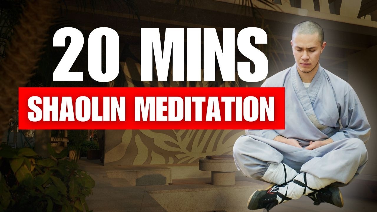 20 Minute Zen Meditation | Shaolin Silent Practice for Beginners 🐉