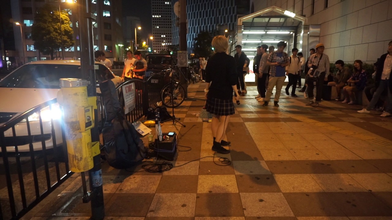 ぼっけぇぇ　しんまちTV　大阪梅田　前田みつきさん　路上ライブ