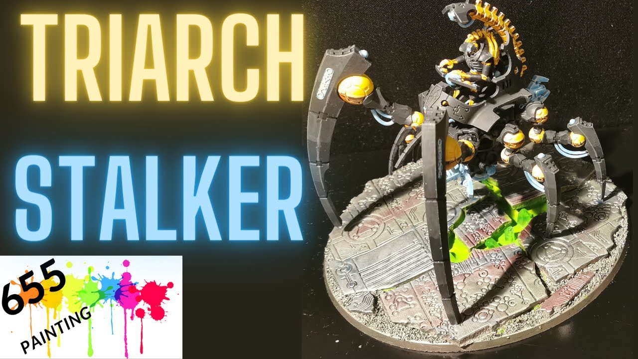 How to paint a necron triarch stalker