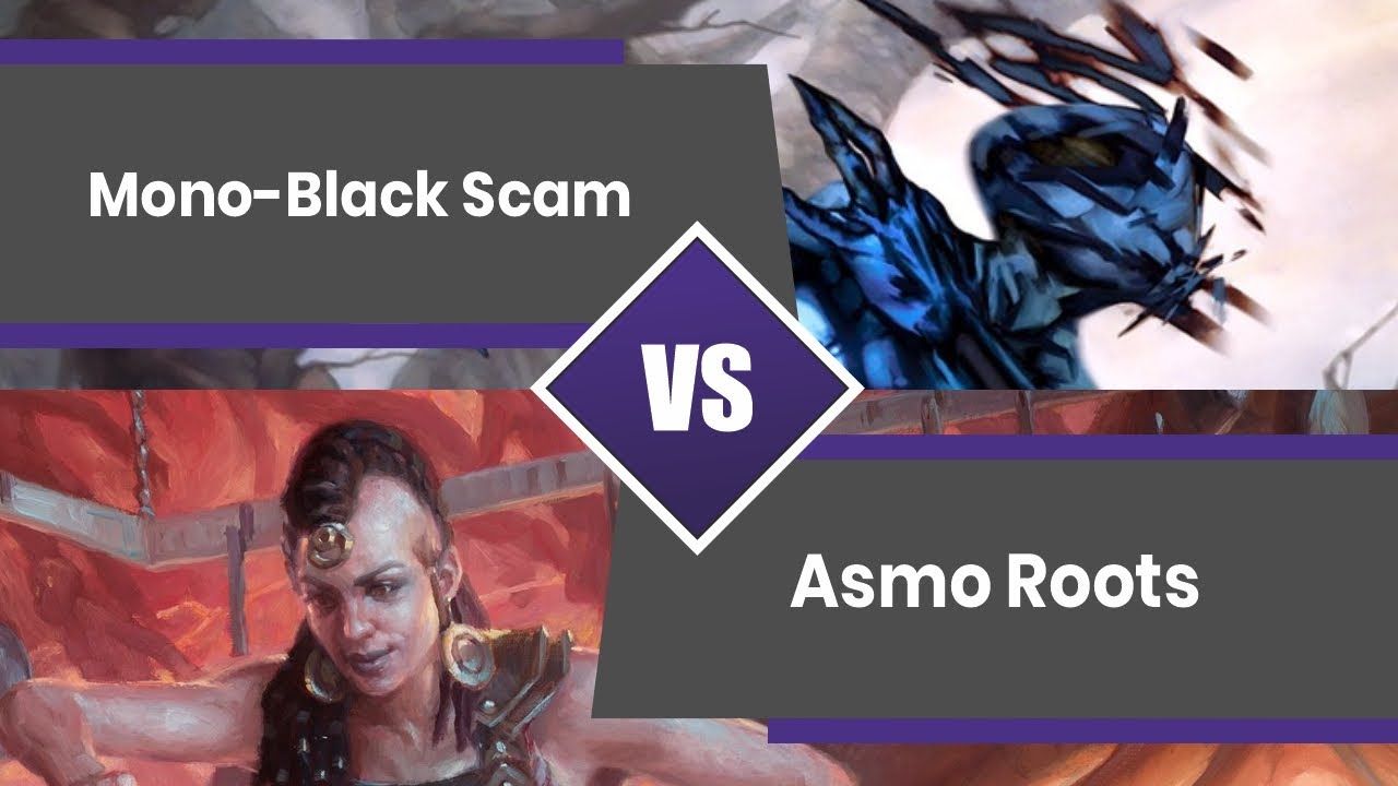 Round 3 | Mono-Black Scam vs Asmo Roots | Live duel tournament 🏆 | Modern | MTGO