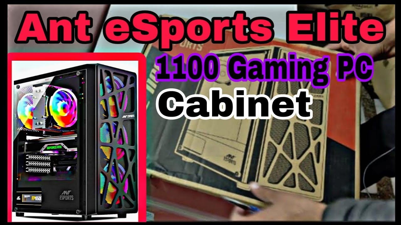ant eSports elite 1100 cabinet unboxing || gaming pc cabinet || pc cabinet under 2000