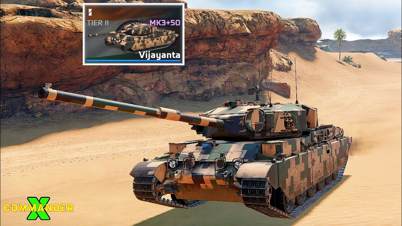 Vijayanta INDIAN Tier 2 Main Battle Tank gameplay! MWT Tank Battles Vijayanta