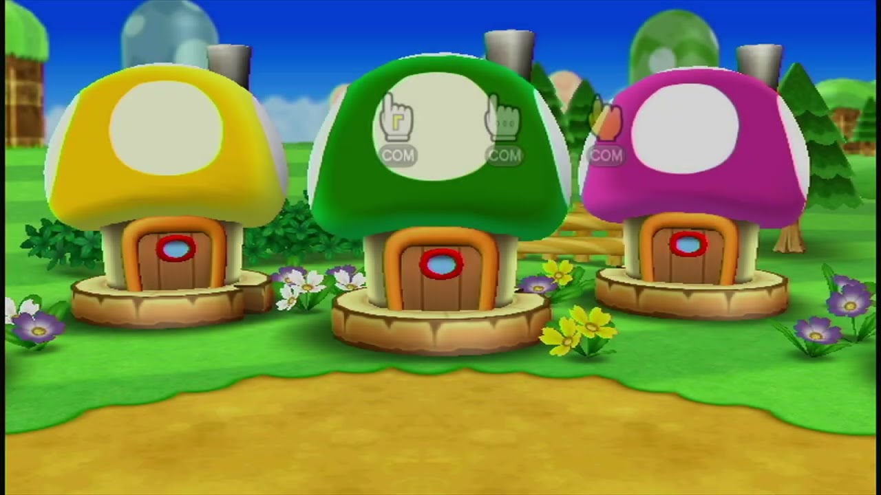 Mario Party 9 Solo Mode Blooper Beach (Toad)