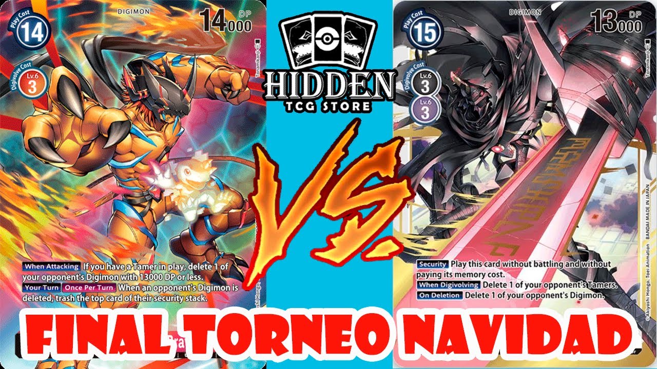 Final del Torneo Navidad Digimon Agubond VS Security Control (Hidden TCG Store)
