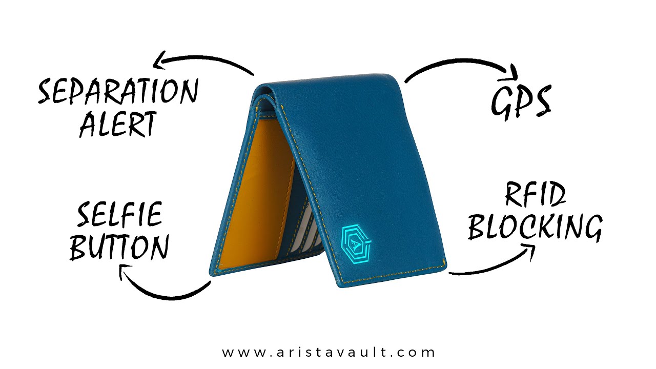 Best Wallet for travelers in India | GPS & Bluetooth Wallet | Arista Vault
