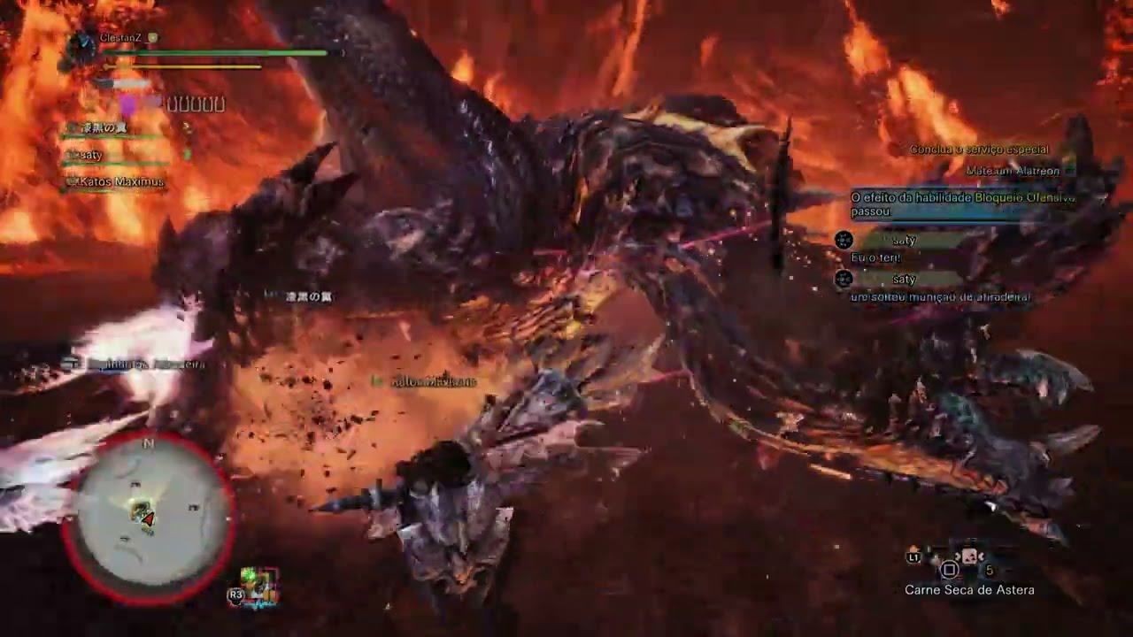 Boss Fighter Alathreon (MHW Iceborne)