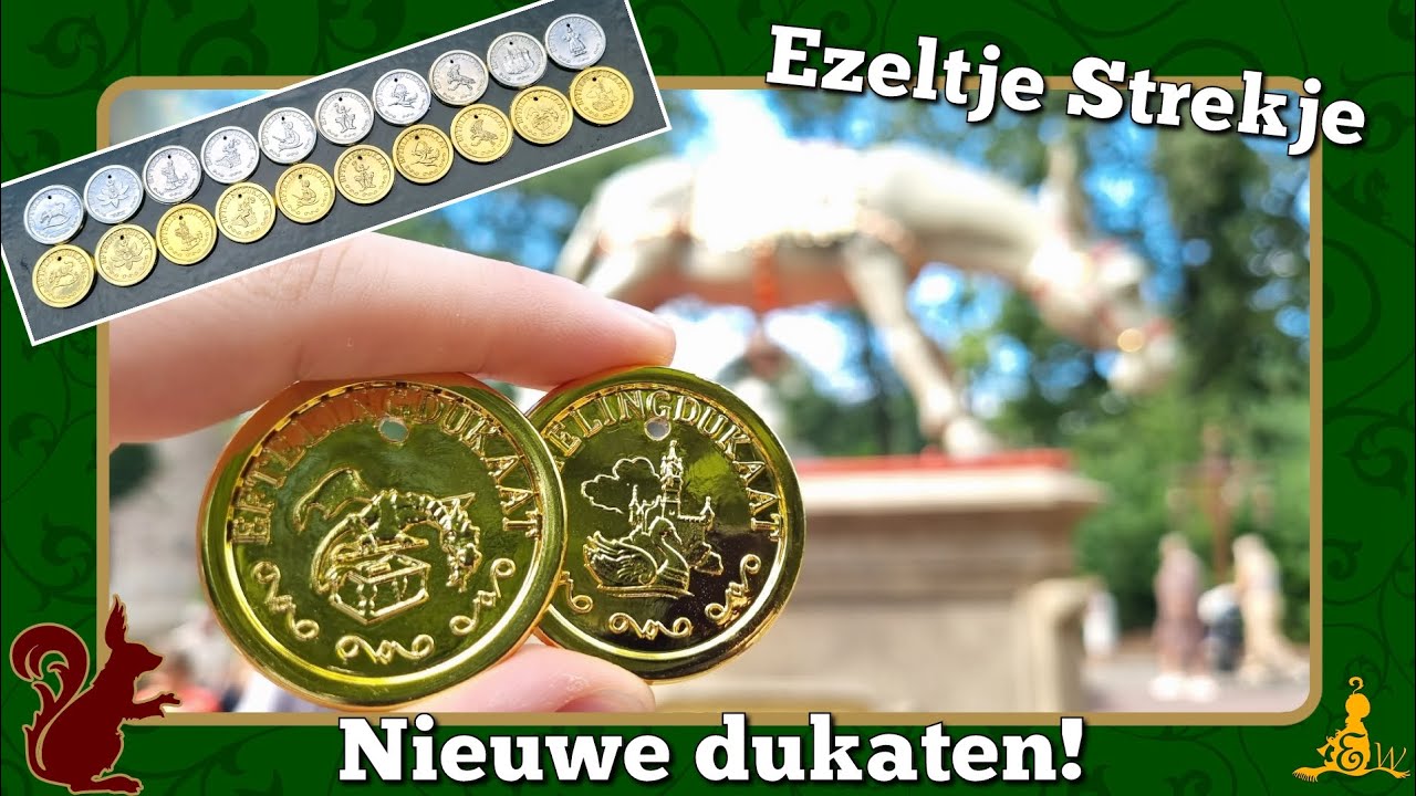 [#Efteling] NIEUWE dukaten uit Ezeltje Strekje!