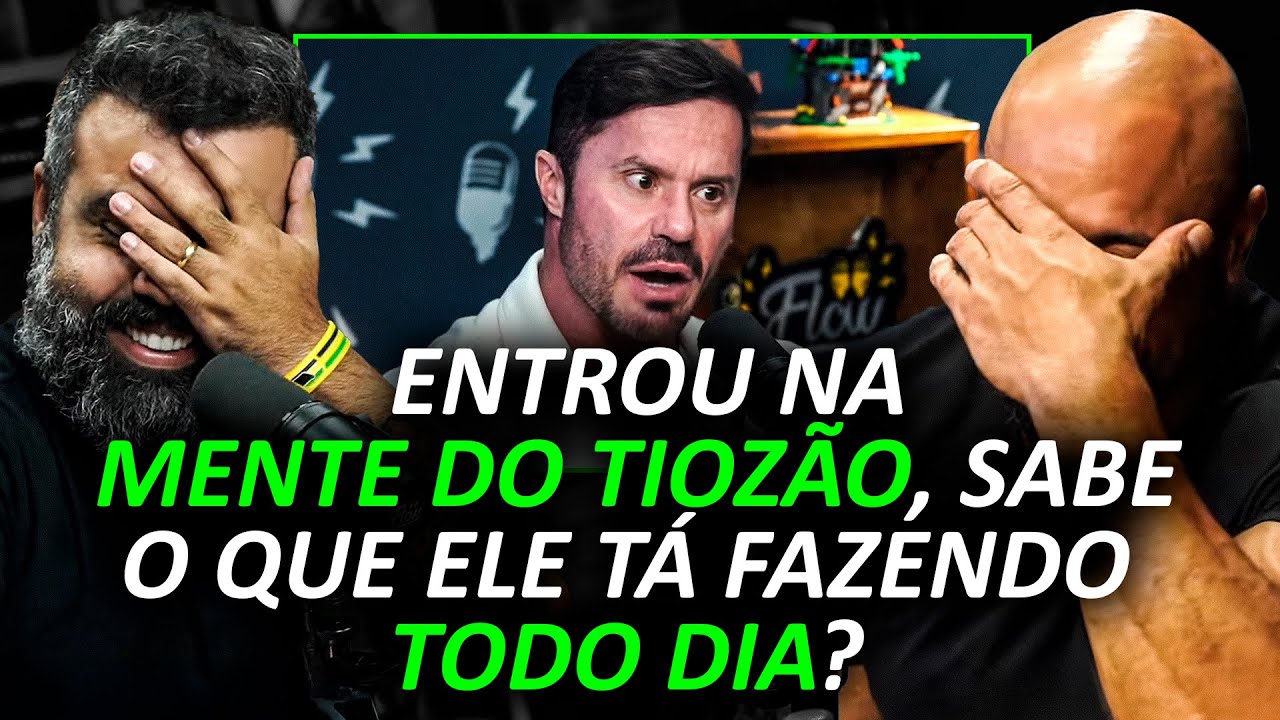 TOGURO E BALESTRIN FAZENDO O CARIANI PEGAR PILHA no FLOW