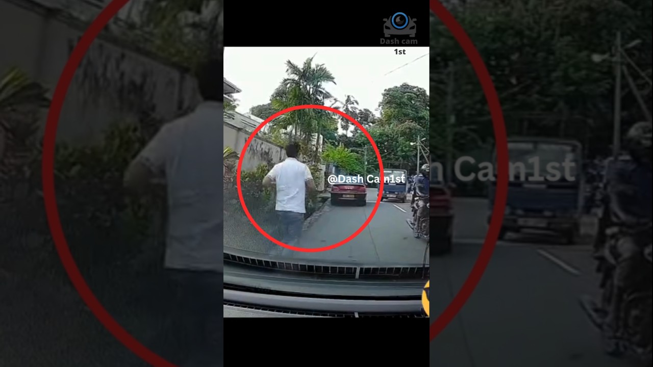 Caught on Dash Cam: Road Rage and Instant Justice 🚗⚖️ #CrazyDriving #DashCamClips #RoadFails