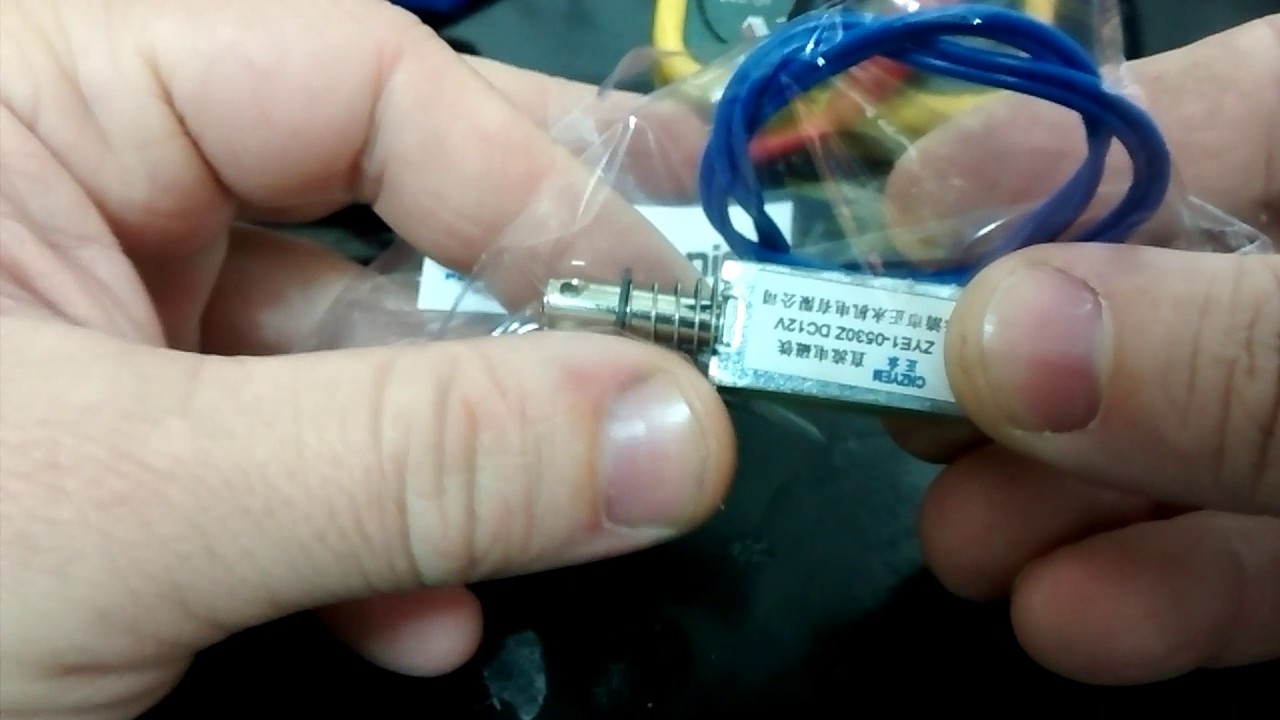 Micro Solenoide Eletro-imã 12 vdc Push Pull