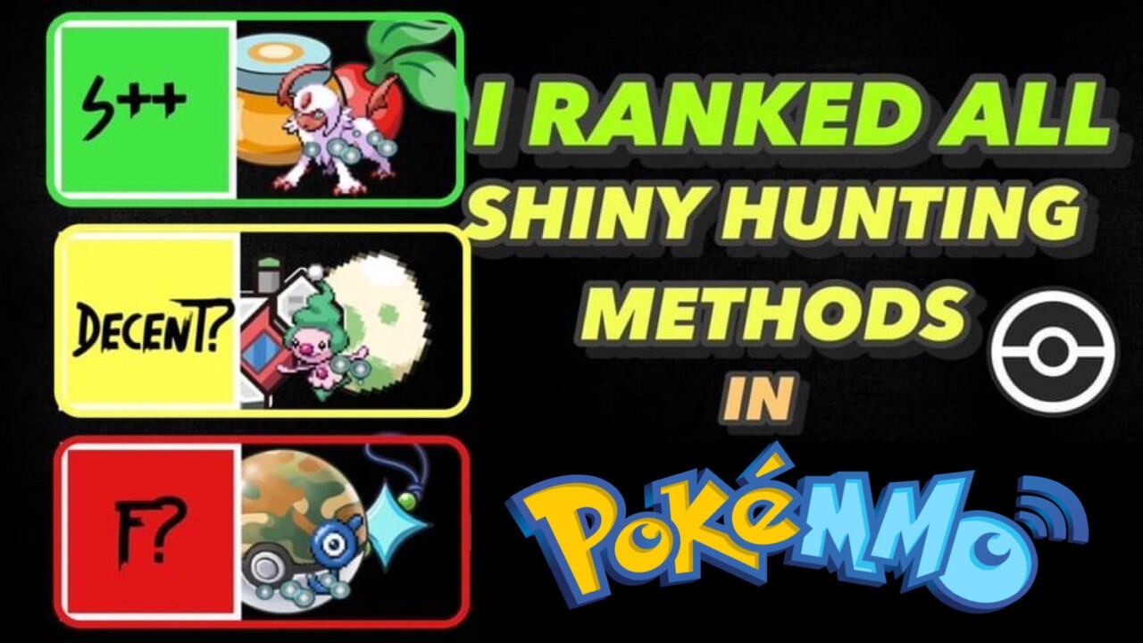 Ranking All Shiny Hunting Methods In PokeMMO Tierlist!