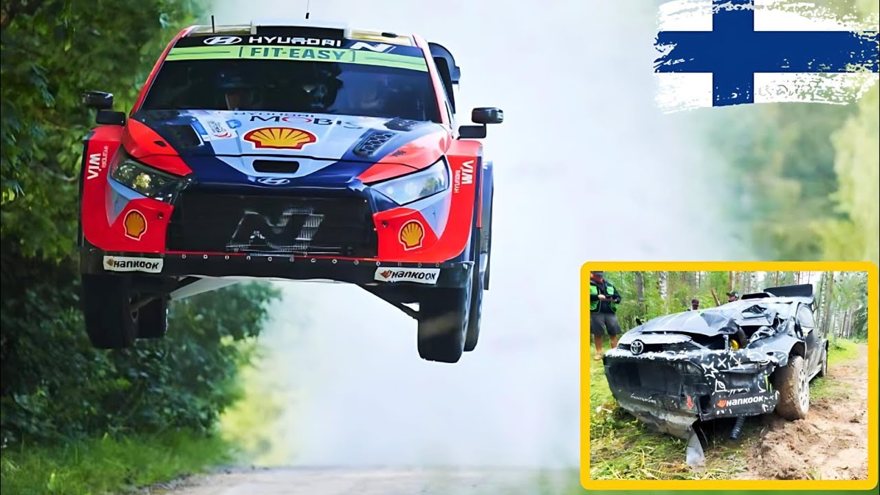 💥 WRC 🇫🇮 Ралли Финляндия 2025 | Неудачный трюк | МАКСИМАЛЬНАЯ АТАКА