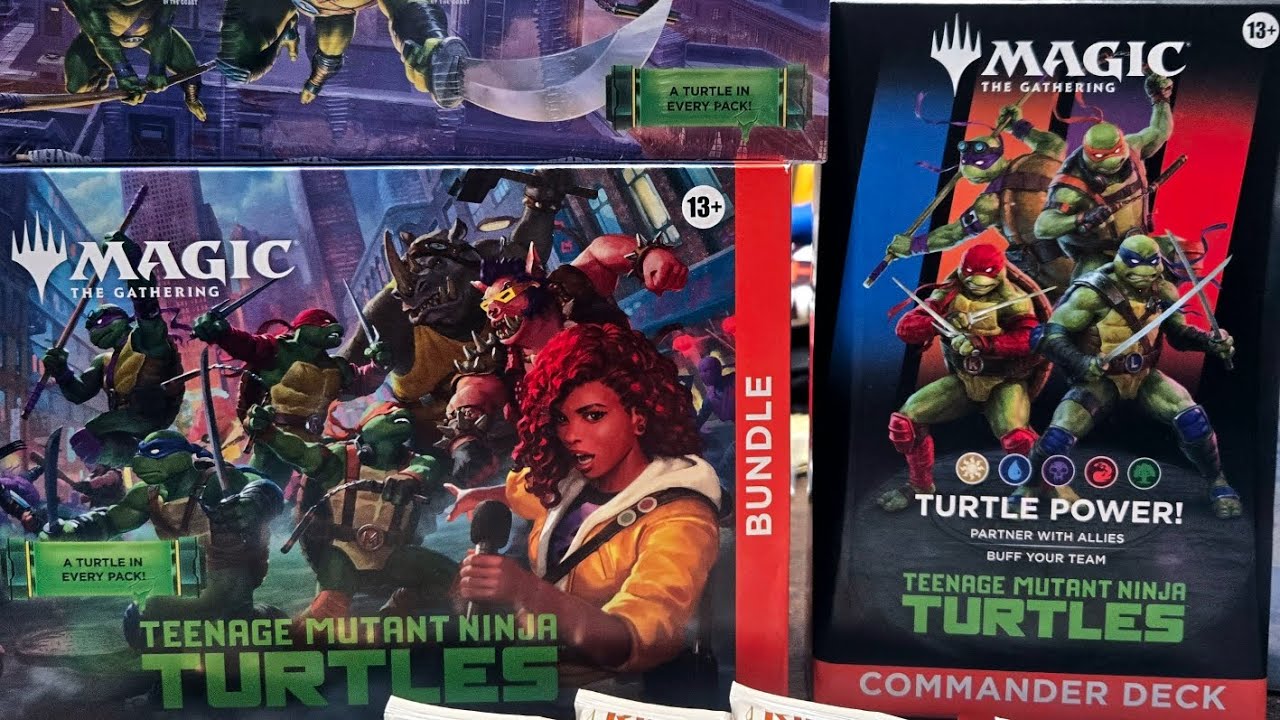 UNBOXING TMNT MTG Bundle! - Teenage Mutant Ninja Turtles in Magic The Gathering Collection