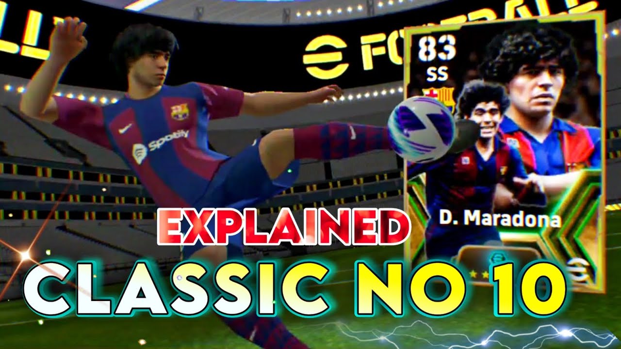 Classic No 10 😍 - Playstyle Explained in eFootball 2024!