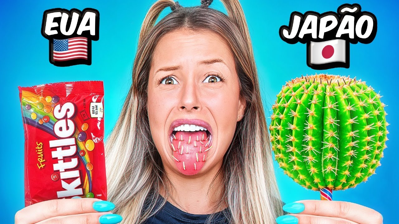 EXPERIMENTANDO DOCES DE TODOS OS PAÍSES DO MUNDO !!!