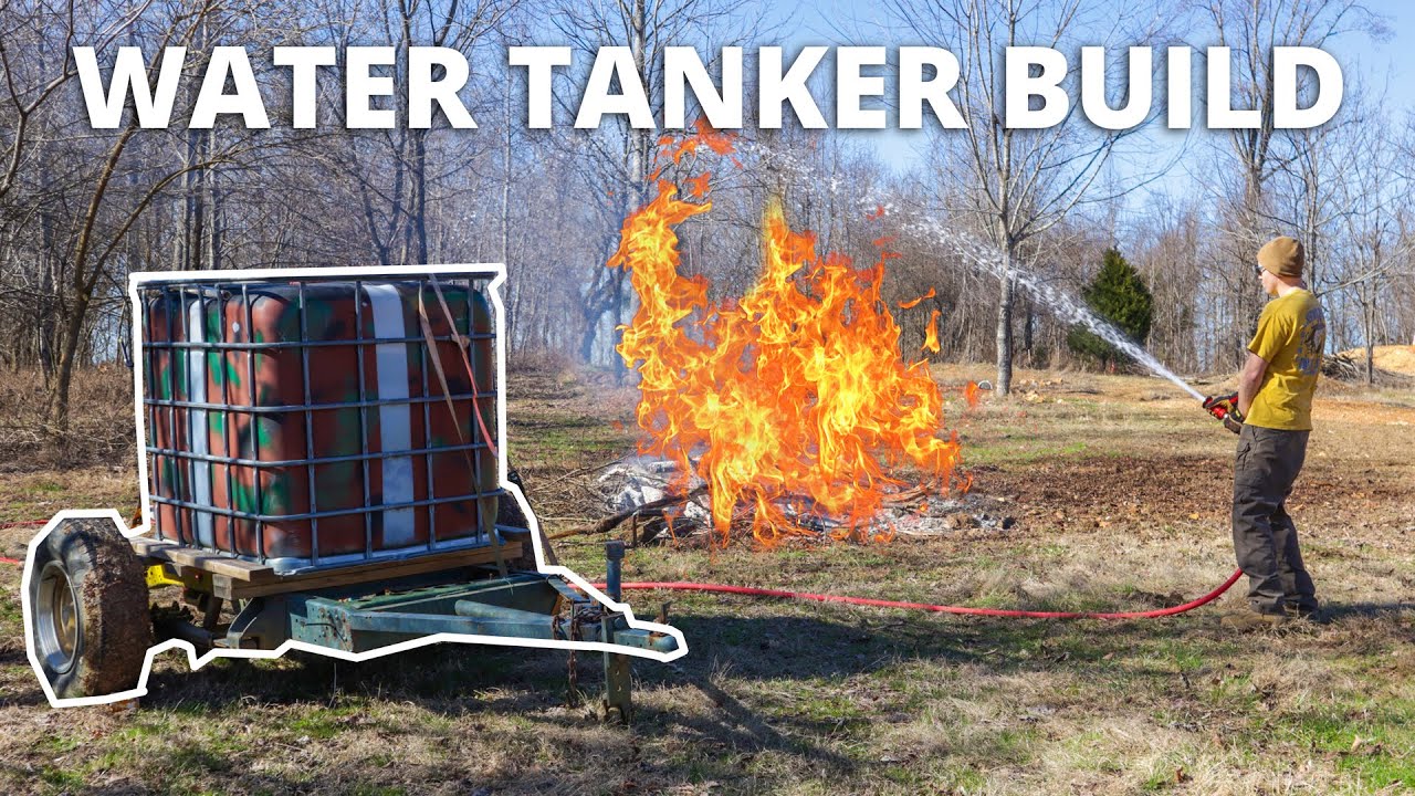 Building a Portable Water Tank Trailer