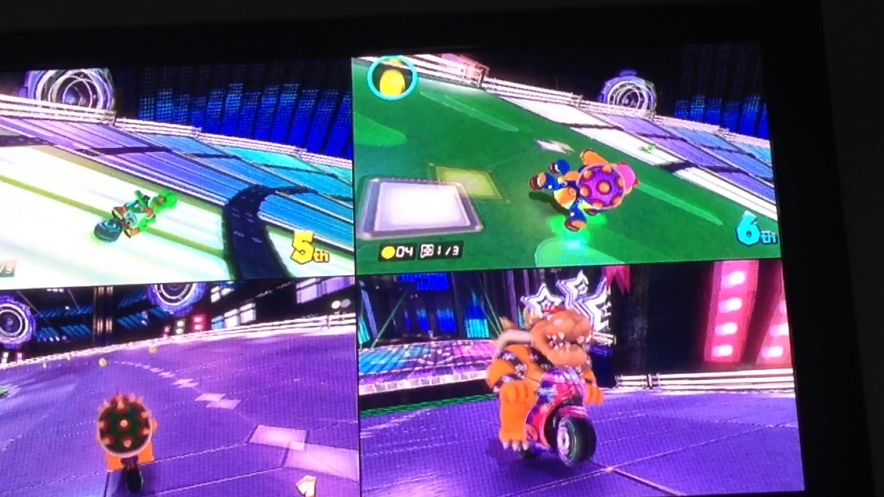 Kör mario kart med vänner