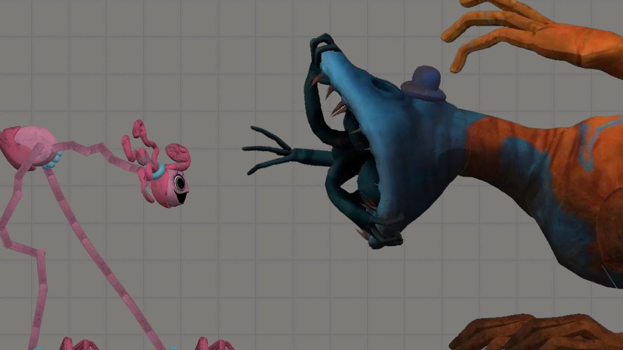 Mommy Long Legs VS Monster Doey In Melon Sandbox 