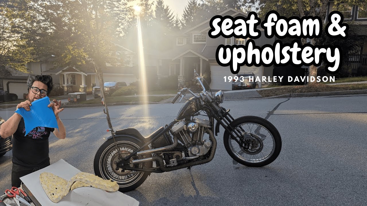 part 3 of making a motorcycle seat from scratch
