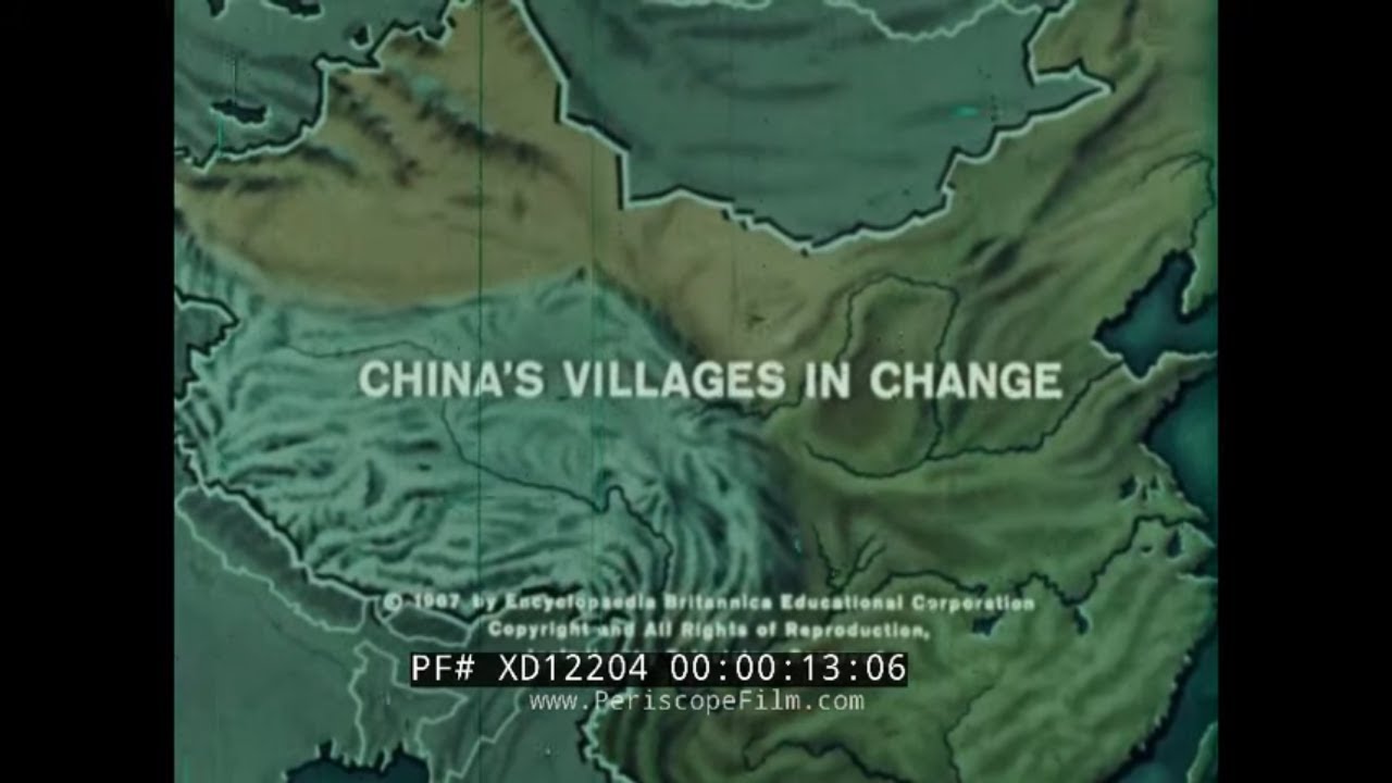CHINA'S VILLAGES IN CHANGE  1967 DOCUMENTARY FILM  PEOPLE'S REPUBLIC OF CHINA RURAL LIFE XD12204