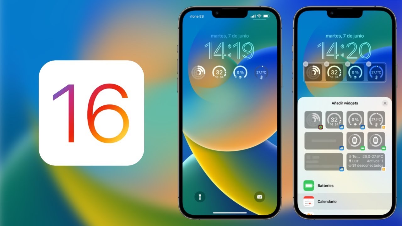 Así es la nueva pantalla de bloqueo de iOS 16