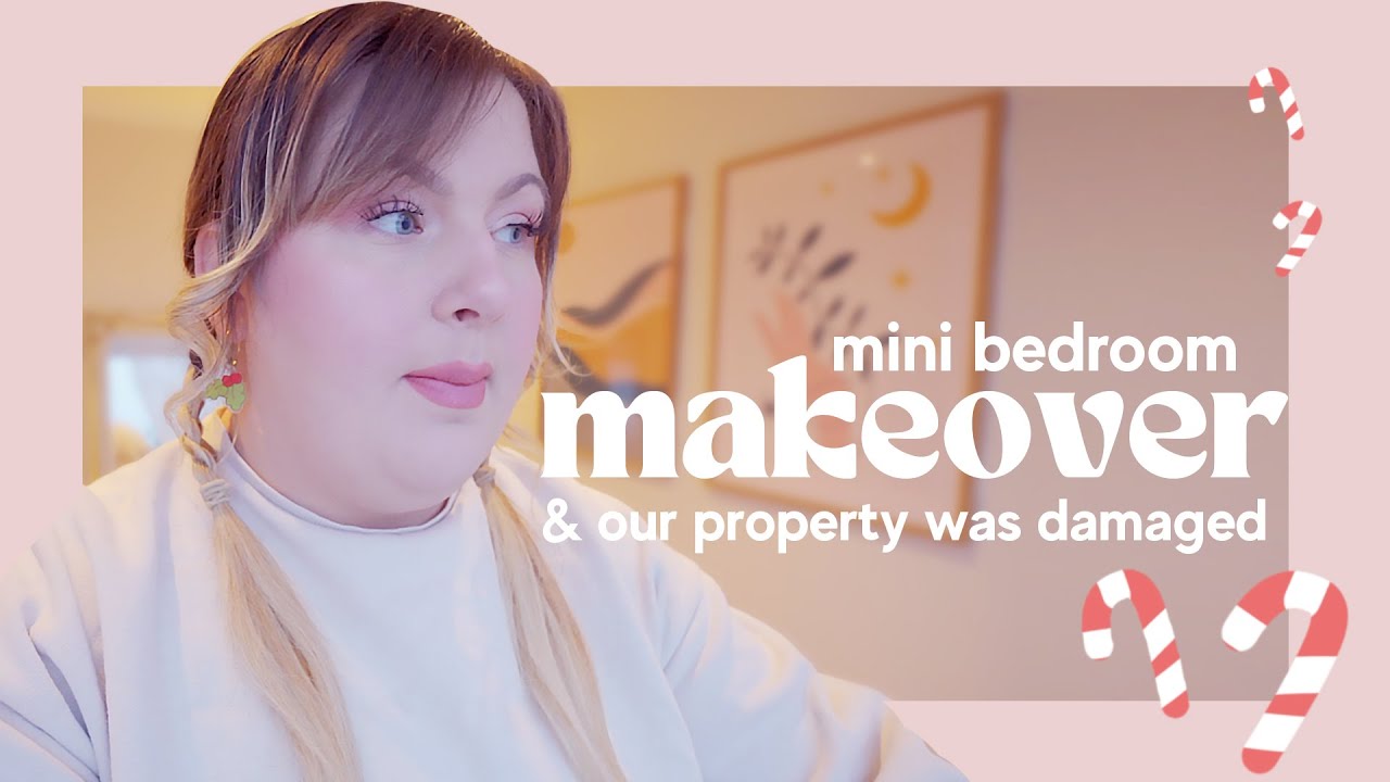 Our new house was damaged in a storm, A Mini Bedroom Makeover & Afternoon Tea 🎄 VLOGMAS DAY 5