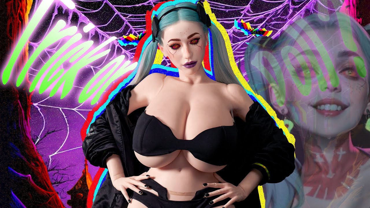 Climax CLM Pro Full Silicone Sex Dolls Series, 161cm Tasha with Halloween Makeup