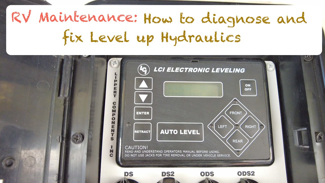 RV Maintenance: Troubleshooting and repairing Lippert Level Up Hydraulics System